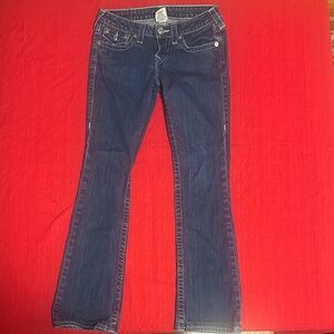 True Religion Dark Blue Becky Boot Cut Jeans